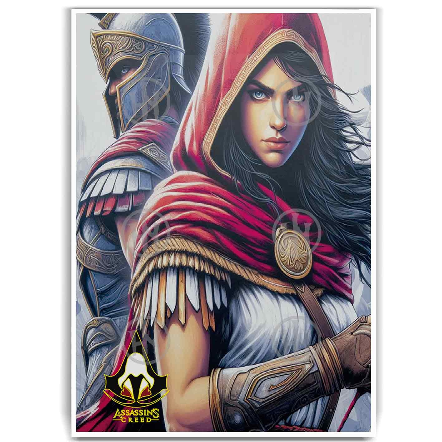 Póster, Poster Assassin's Creed Alexios Kassandra, Poster Concept ArtPosters Historia Nuestra, Póster Videojuegos | Historia Nuestra
