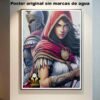 Assassins Creed Alexios Kassandra Videojuegos Concept Art, Assassin's Creed Alexios Kassandra-El Póster Personalizado, Historia Nuestra