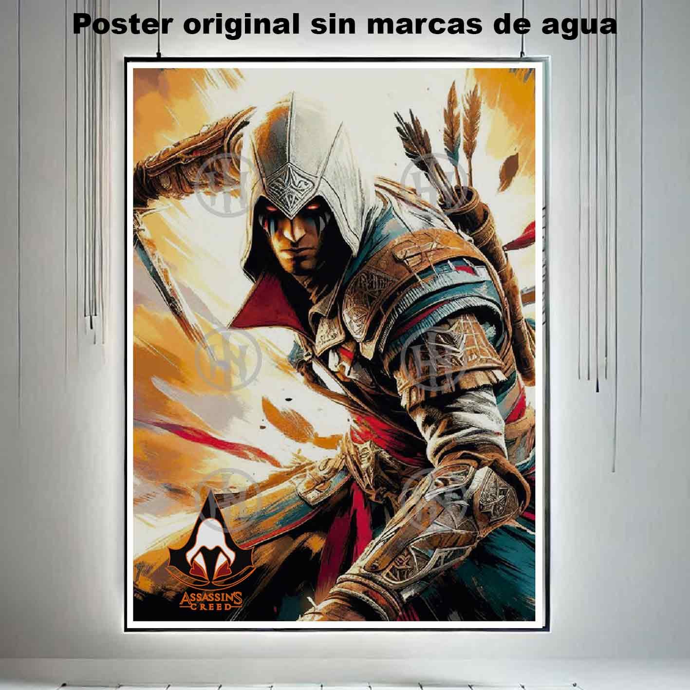 Assassins Creed Bayek de Siwa Videojuegos Concept Art, Assassin's Creed Bayek de Siwa-El Póster Personalizado, Historia Nuestra