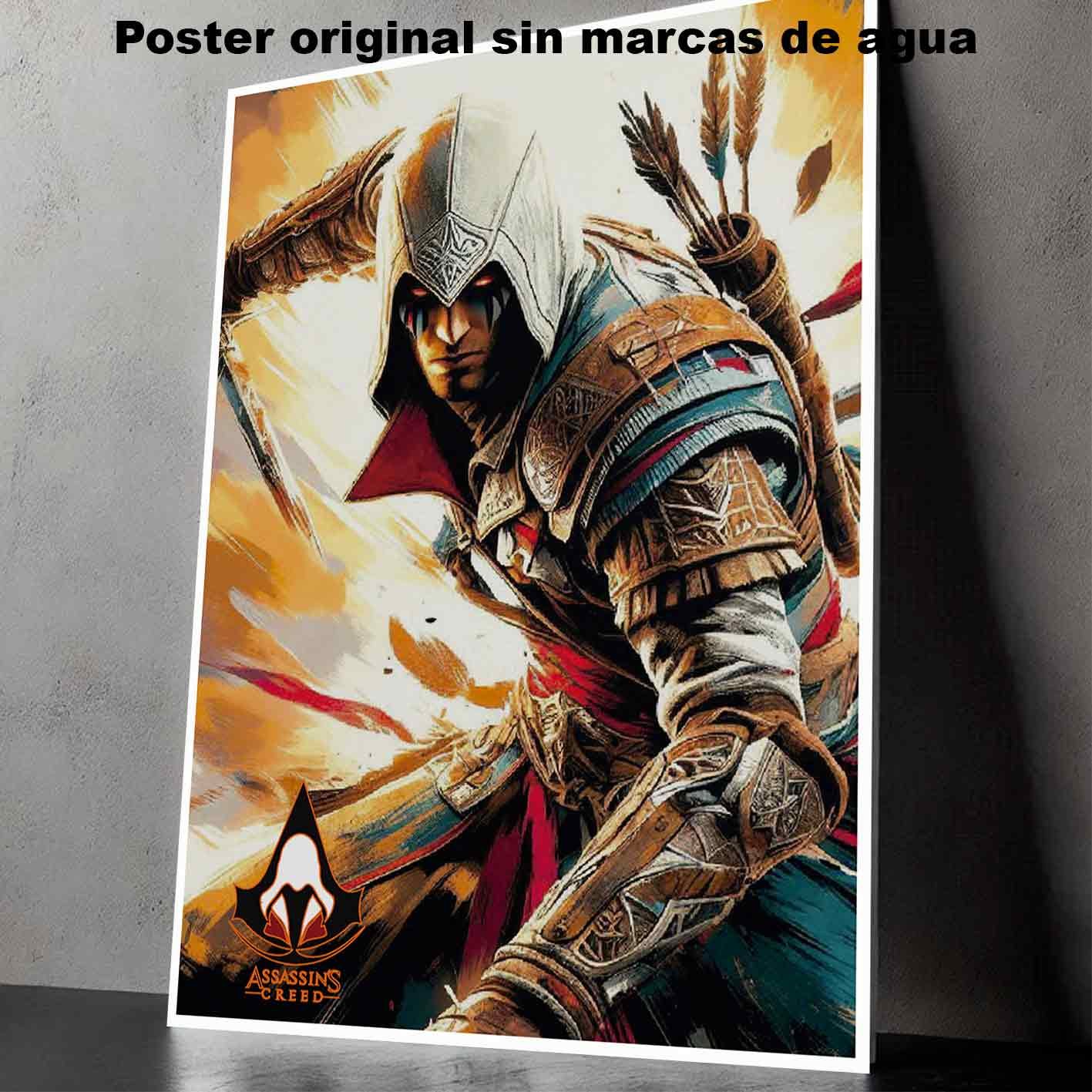 Assassins Creed Bayek de Siwa Videojuegos Concept Art, Assassin's Creed Bayek de Siwa-El Póster Personalizado, Historia Nuestra