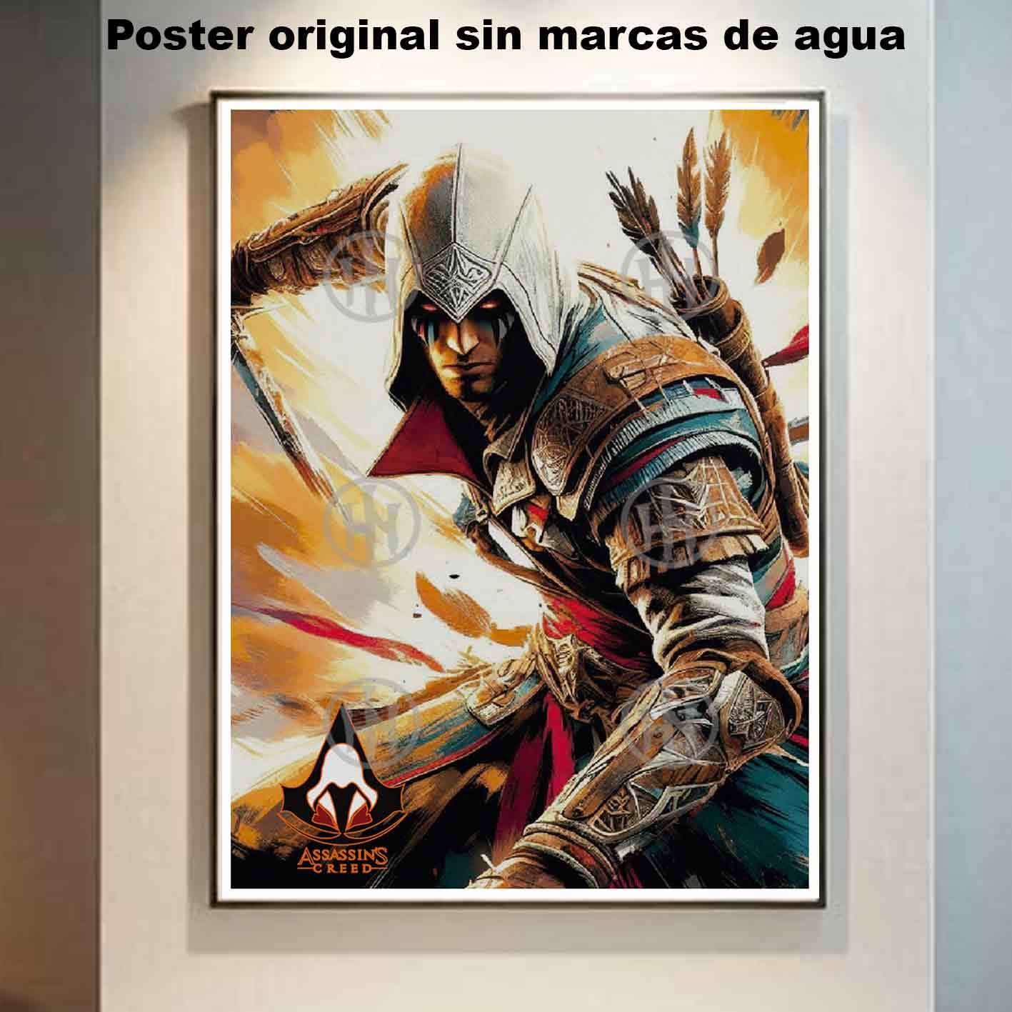 Assassins Creed Bayek de Siwa Videojuegos Concept Art, Assassin's Creed Bayek de Siwa-El Póster Personalizado, Historia Nuestra