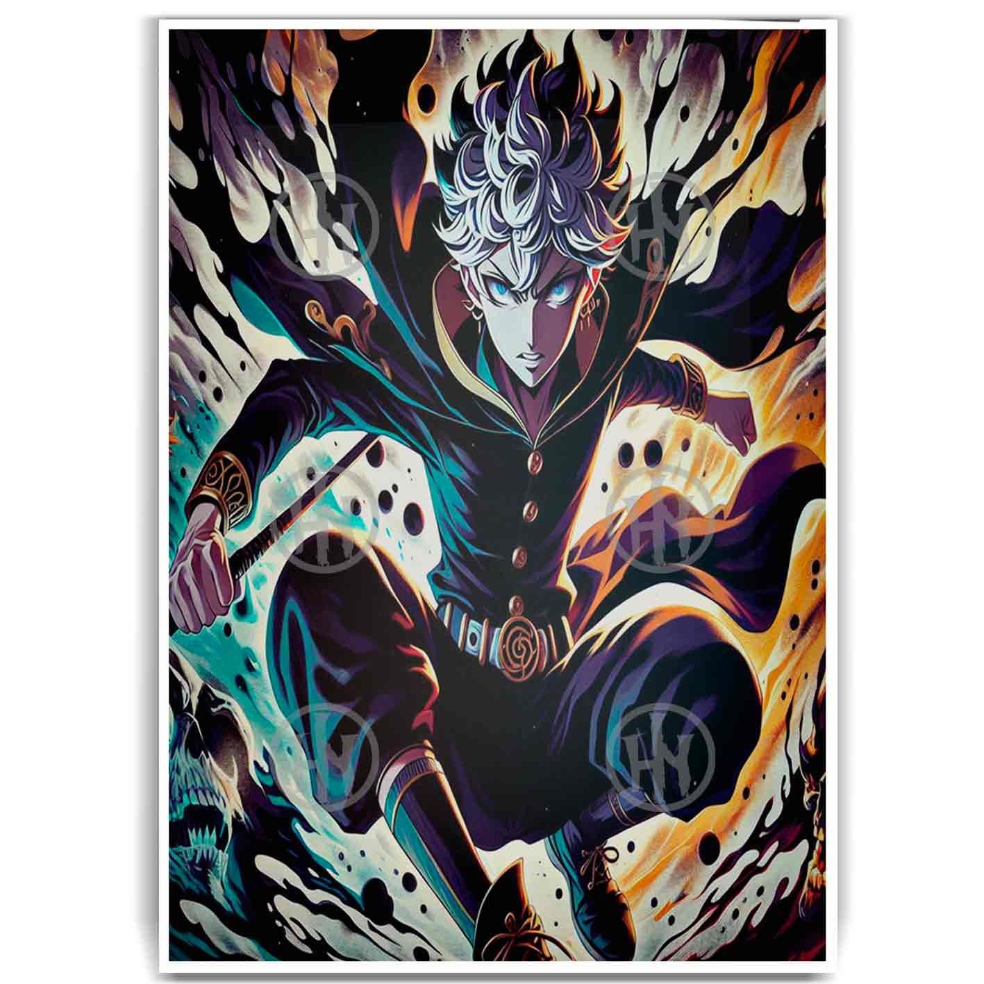 Asta Black Clover Manga Acción Poster de Historia Nu, , Historia Nuestra