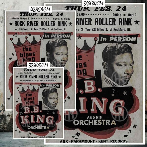 Hanna Poster Castle Rock de Historia Nuestra, BB King & Orchestra-El Póster Personalizado, Historia Nuestra