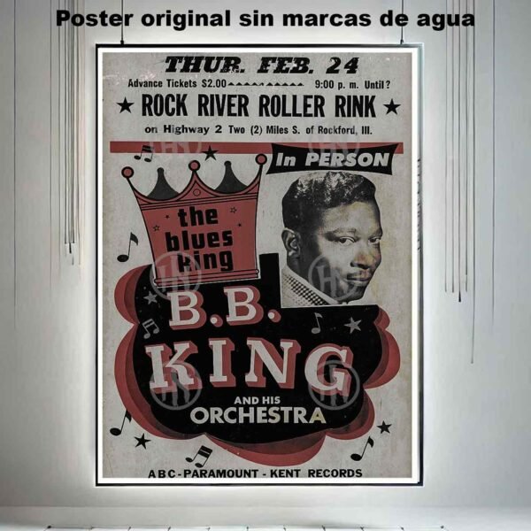Hanna Poster Castle Rock de Historia Nuestra, BB King & Orchestra-El Póster Personalizado, Historia Nuestra