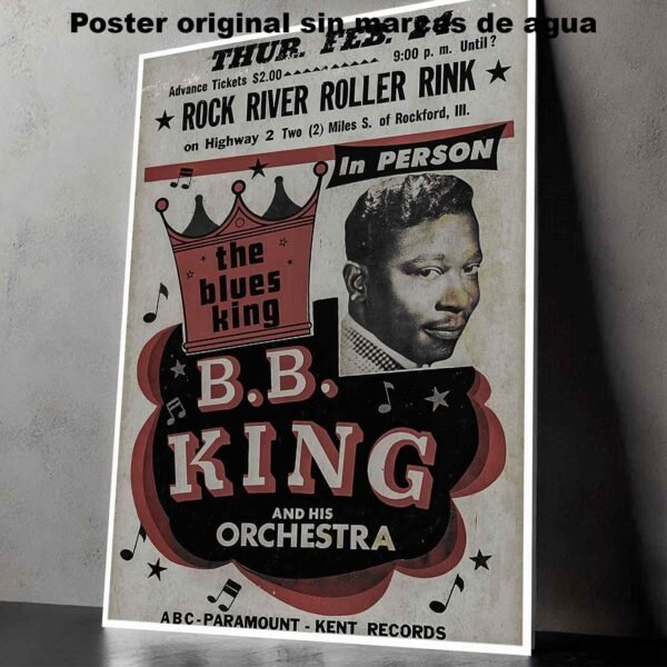 Hanna Poster Castle Rock de Historia Nuestra, BB King & Orchestra-El Póster Personalizado, Historia Nuestra