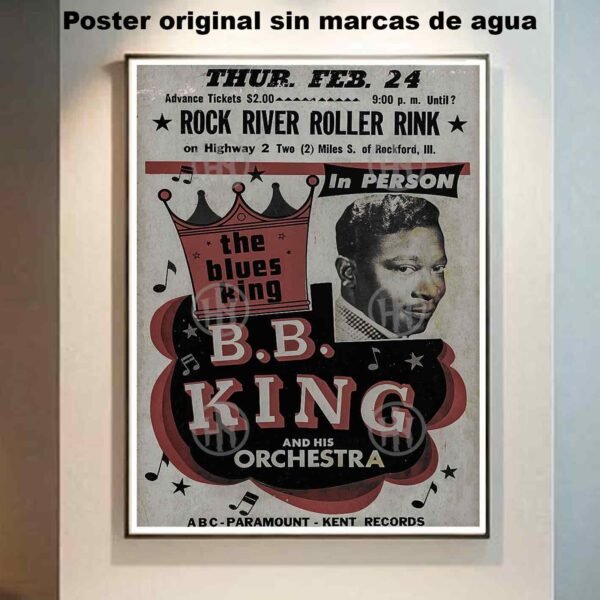 Hanna Poster Castle Rock de Historia Nuestra, BB King & Orchestra-El Póster Personalizado, Historia Nuestra