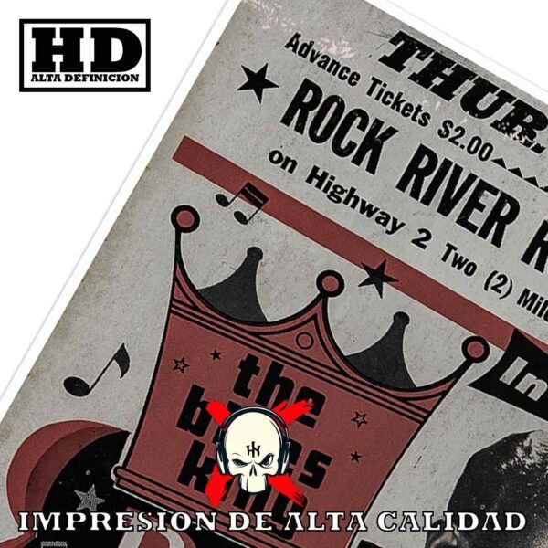 Hanna Poster Castle Rock de Historia Nuestra, BB King & Orchestra-El Póster Personalizado, Historia Nuestra