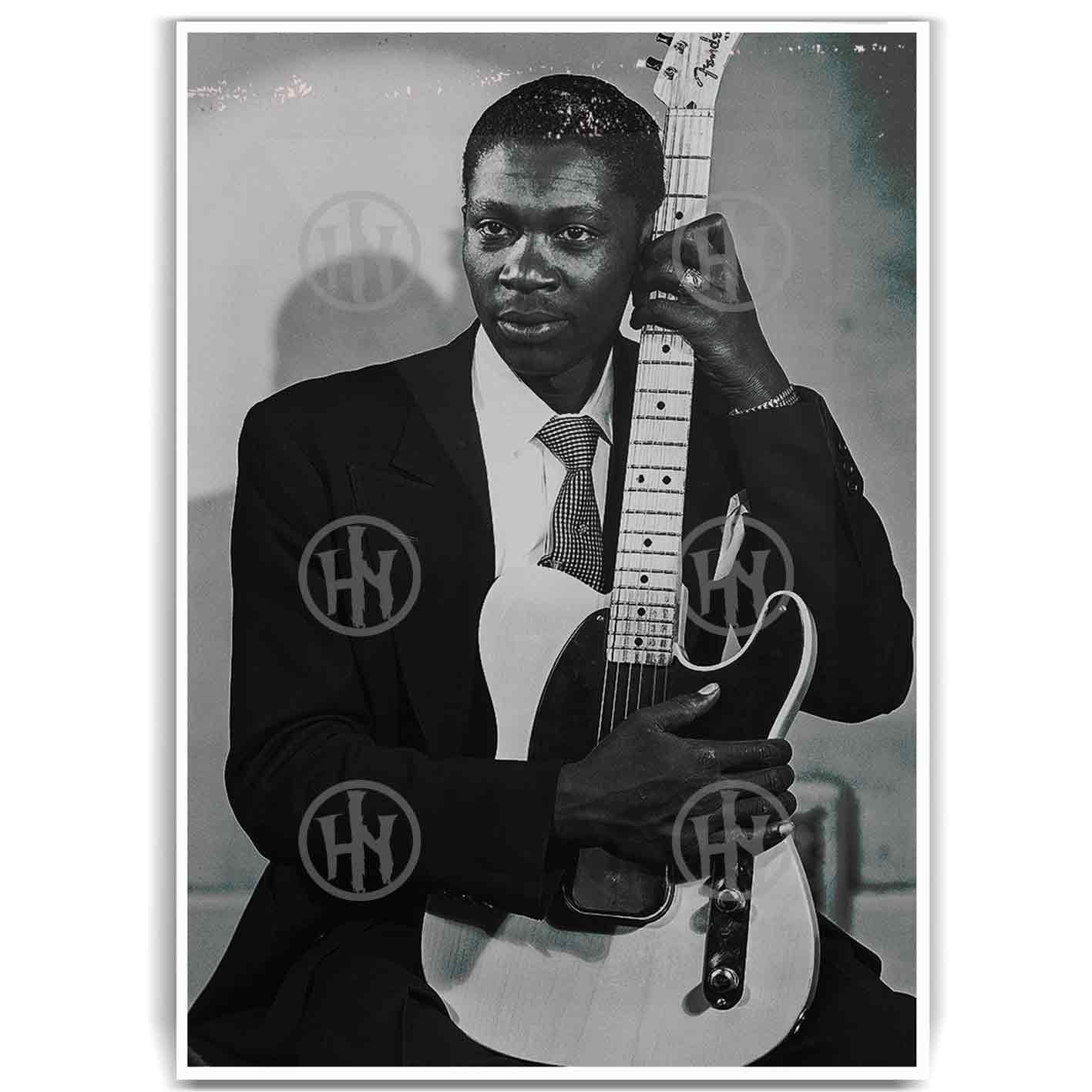 Póster, Poster BB King young, Poster BluesPosters Historia Nuestra, Póster Música | Historia Nuestra