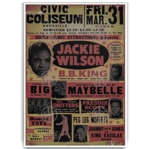 Póster, Poster BB King., Poster BluesPosters Historia Nuestra, Póster Música | Historia Nuestra