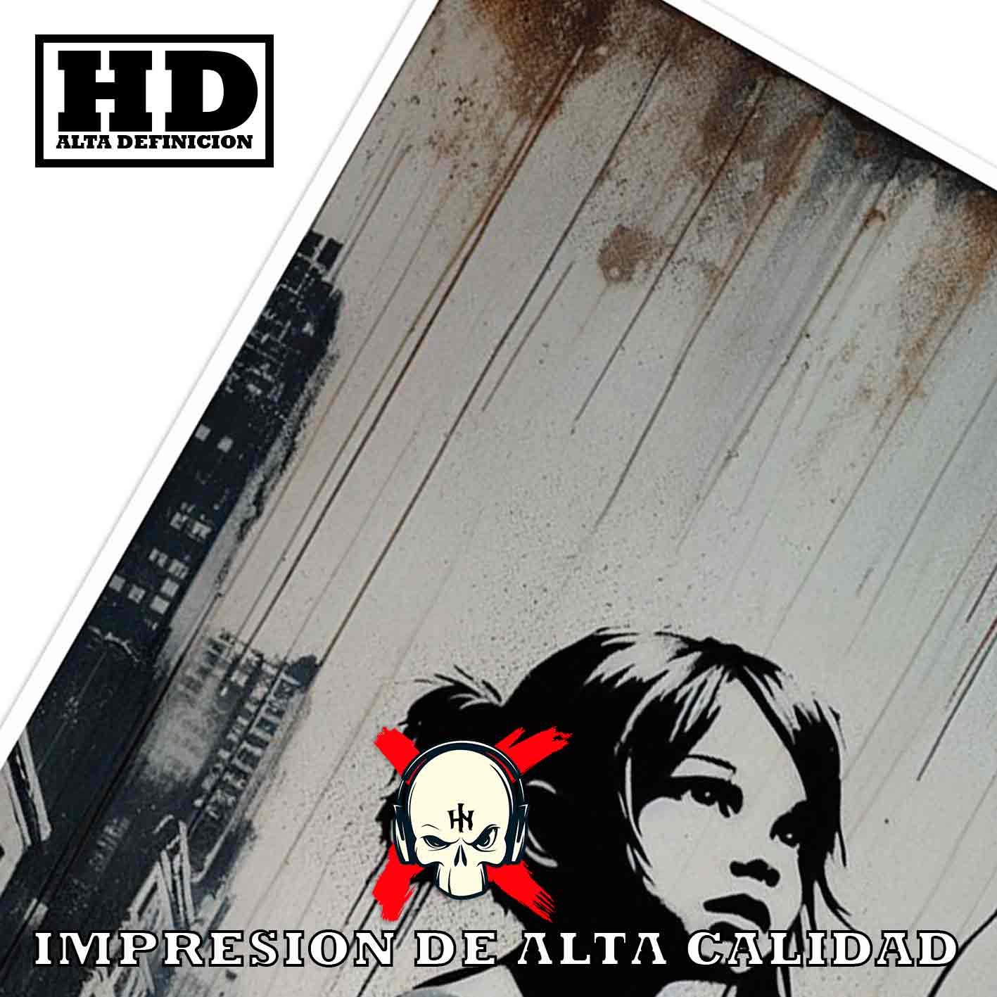 Banksy Tatuajes Street Art Poster de Historia Nuestra, Banksy-El Póster Personalizado, Historia Nuestra