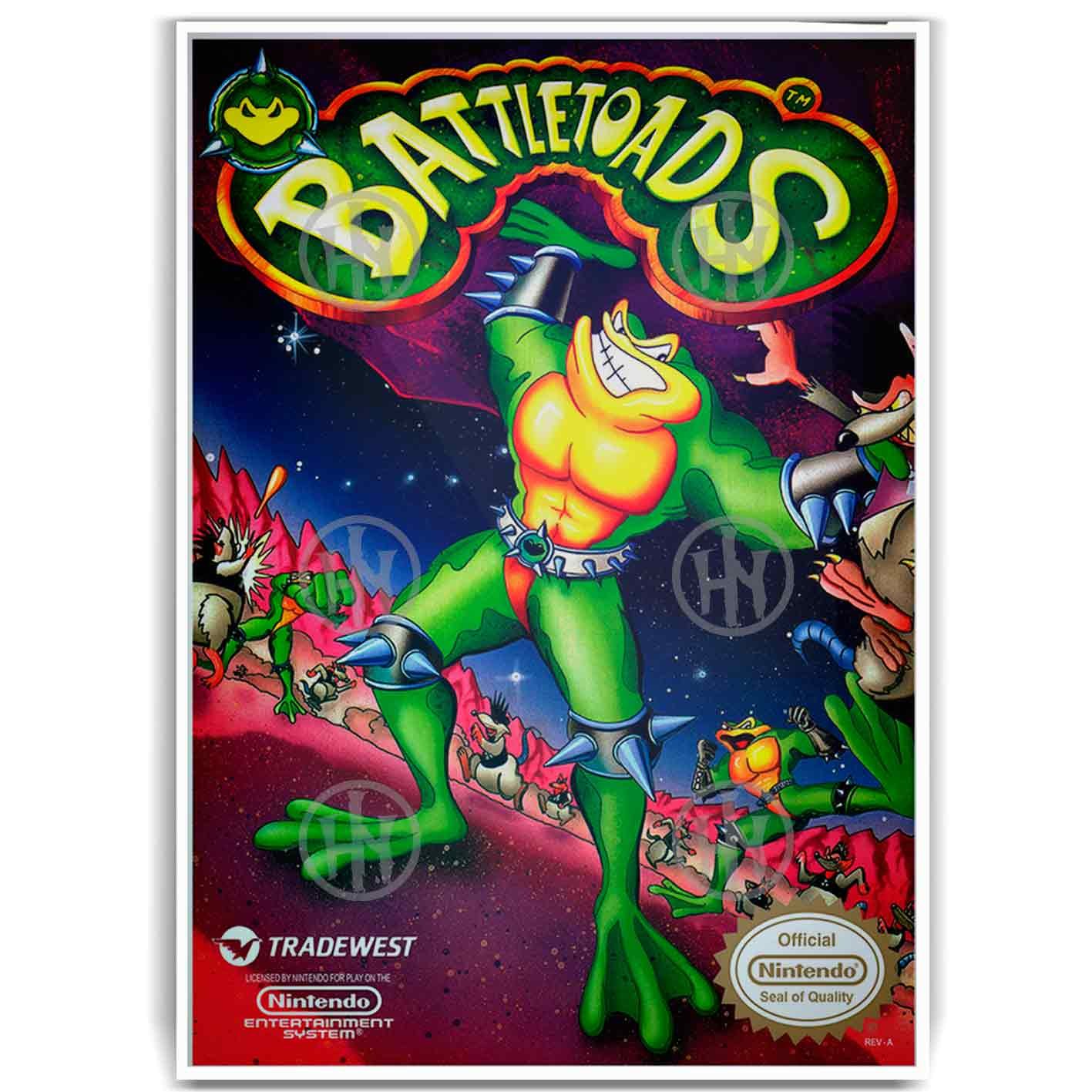 Battletoads Poster Personalizado Videojuegos | Videojuegos | Historia Nuestra Póster, Poster Battletoads, Poster RetroPosters Historia Nuestra, Póster Videojuegos | Historia Nuestra