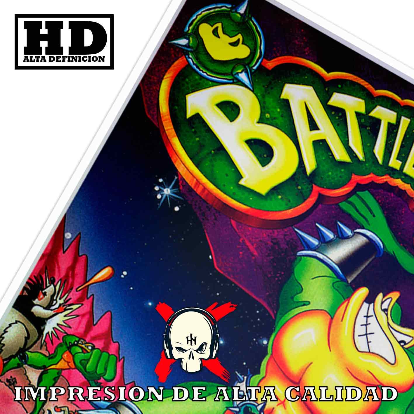 Battletoads-El Póster Personalizado Para Tu Espacio, Videojuegos, Historia Nuestra Hanna Poster Castle Rock de Historia Nuestra, Battletoads-El Póster Personalizado, Historia Nuestra
