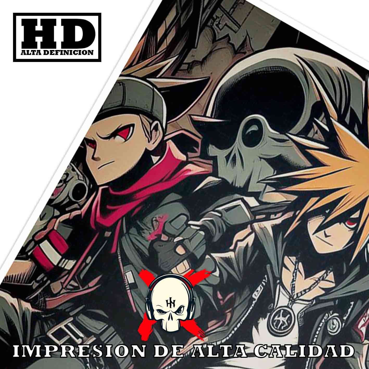 Beat The World Ends with You Manga Aventura Poster de, Beat The World Ends with You-El Póster Personalizado, Historia Nuestra