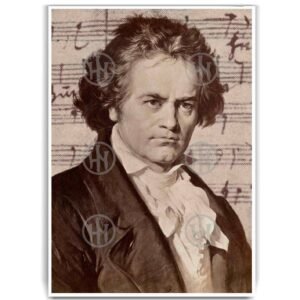 Póster, Poster Beethoven, Poster ClasicaPosters Historia Nuestra, Póster Música | Historia Nuestra