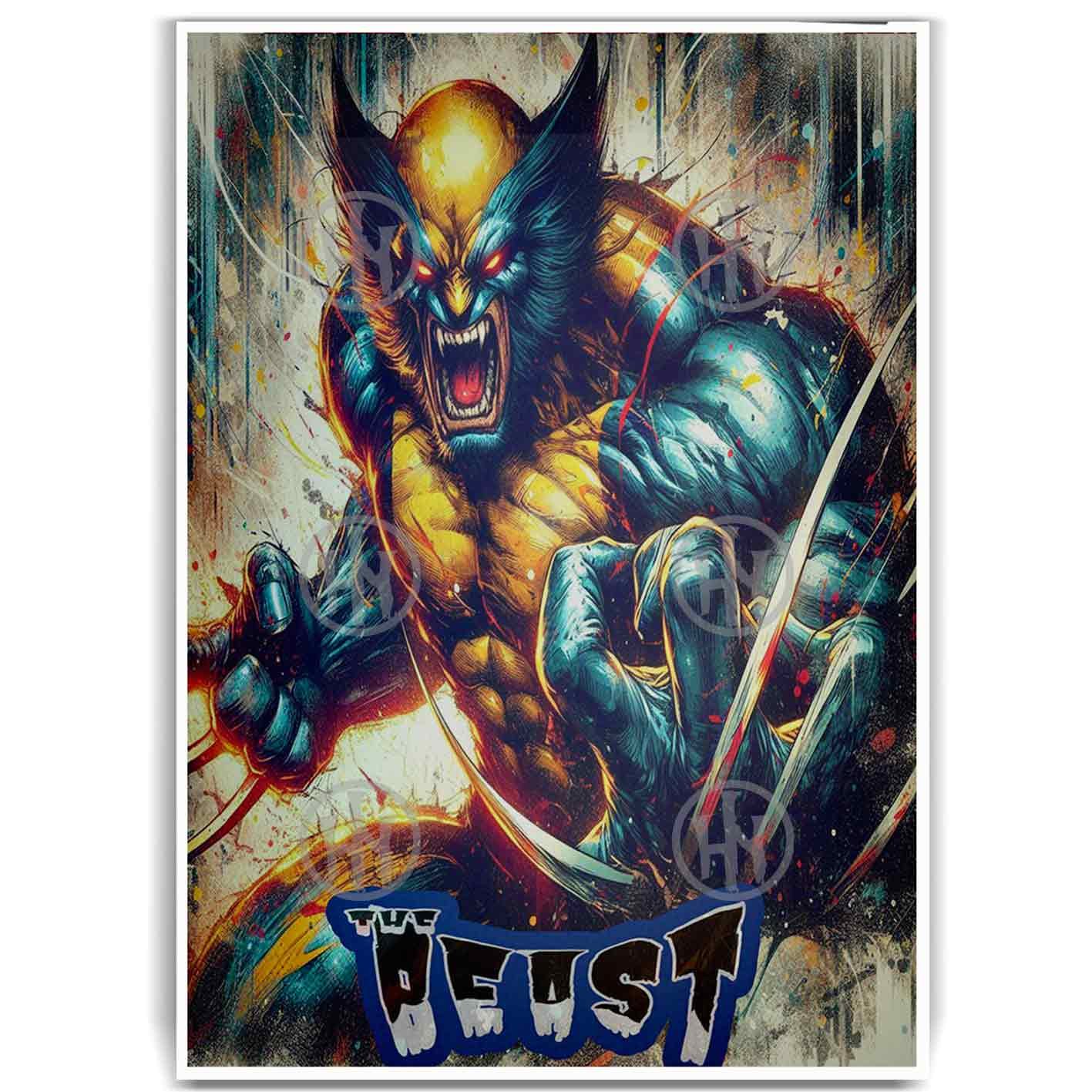 Póster, Poster Bestia, Póster Comic, Poster SuperhéroesPosters Historia Nuestra | Historia Nuestra