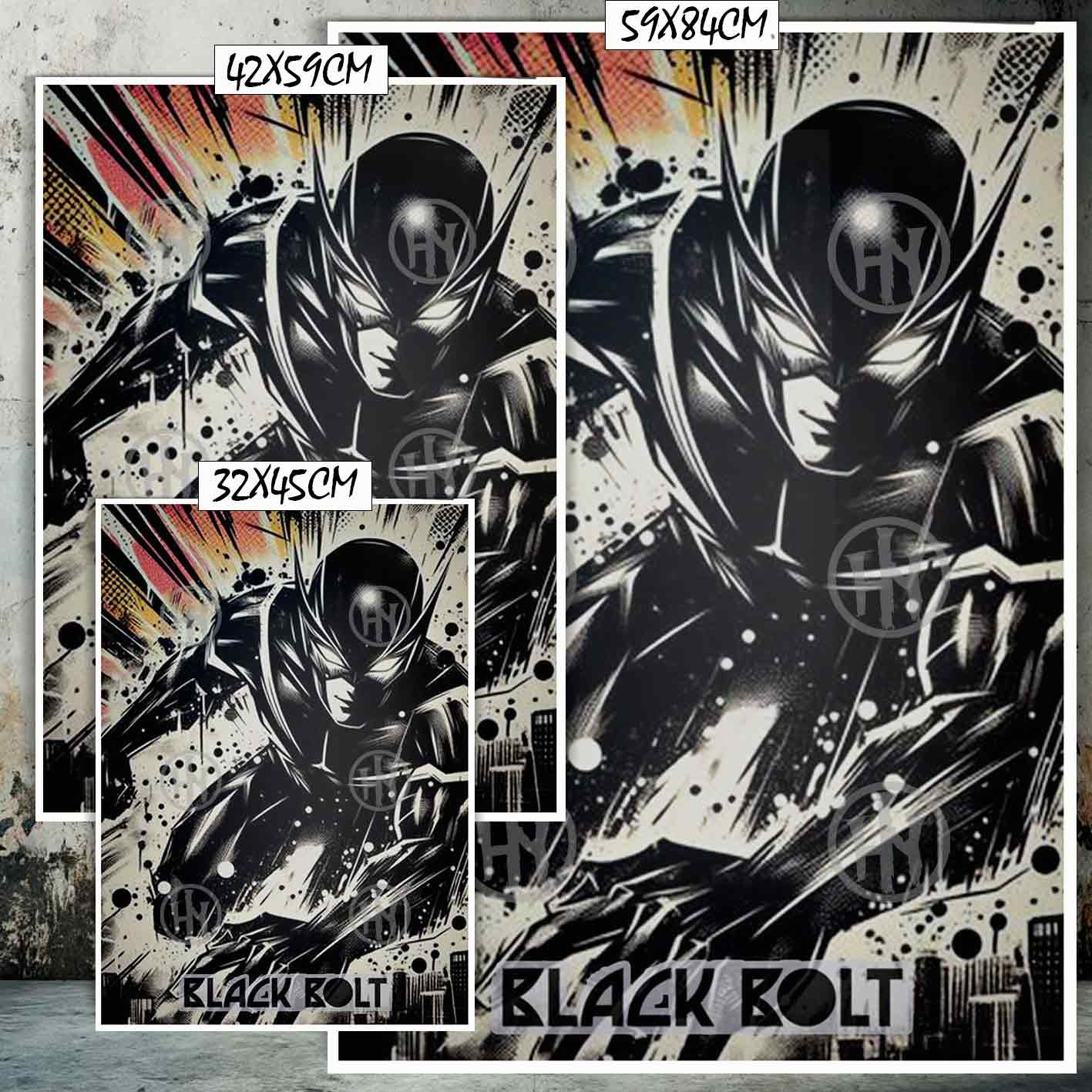 Hanna Poster Castle Rock de Historia Nuestra, Black_Bolt_Vol_1_logo-El Póster Personalizado, Historia Nuestra