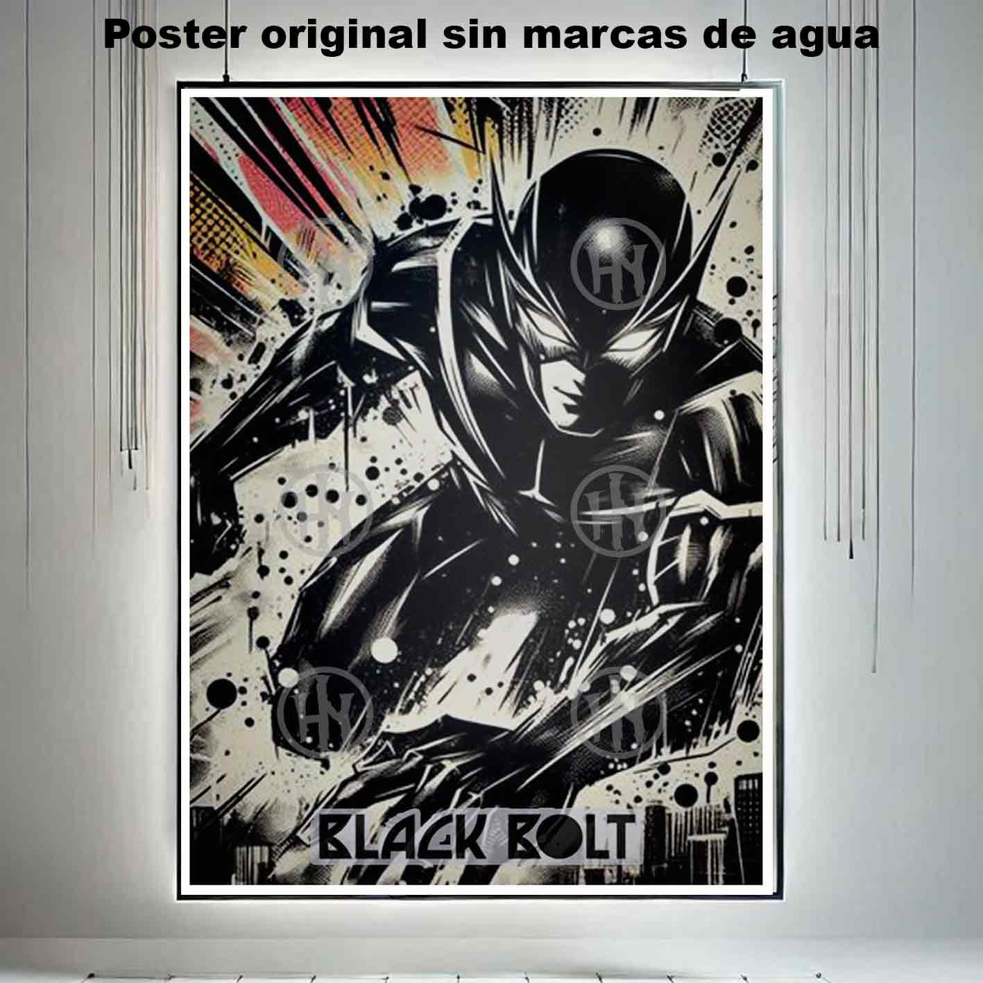 Hanna Poster Castle Rock de Historia Nuestra, Black_Bolt_Vol_1_logo-El Póster Personalizado, Historia Nuestra