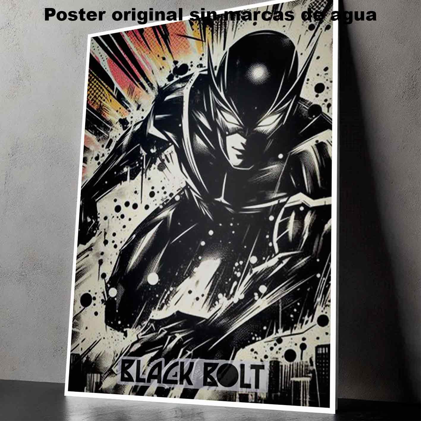 Hanna Poster Castle Rock de Historia Nuestra, Black_Bolt_Vol_1_logo-El Póster Personalizado, Historia Nuestra