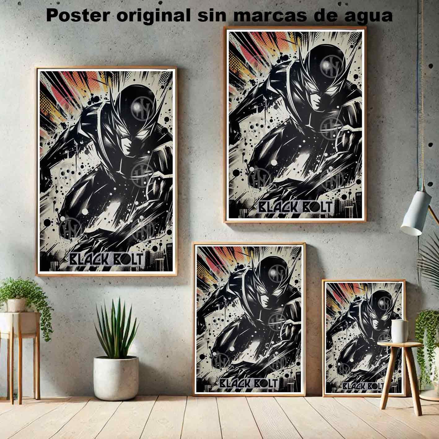 Hanna Poster Castle Rock de Historia Nuestra, Black_Bolt_Vol_1_logo-El Póster Personalizado, Historia Nuestra