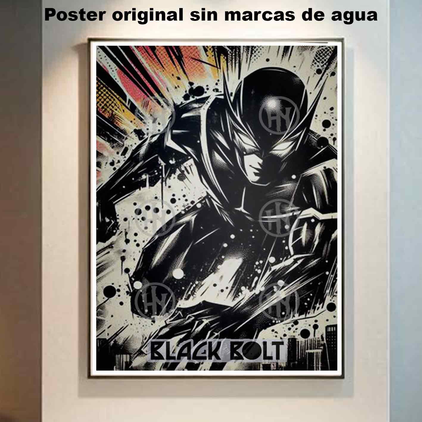 Hanna Poster Castle Rock de Historia Nuestra, Black_Bolt_Vol_1_logo-El Póster Personalizado, Historia Nuestra