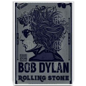 Póster, Poster Bob Dylan., Poster FolkPosters Historia Nuestra, Póster Música | Historia Nuestra