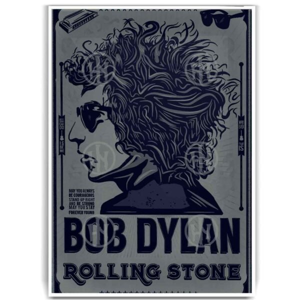 Hanna Poster Castle Rock de Historia Nuestra, Bob Dylan.-El Póster Personalizado, Historia Nuestra