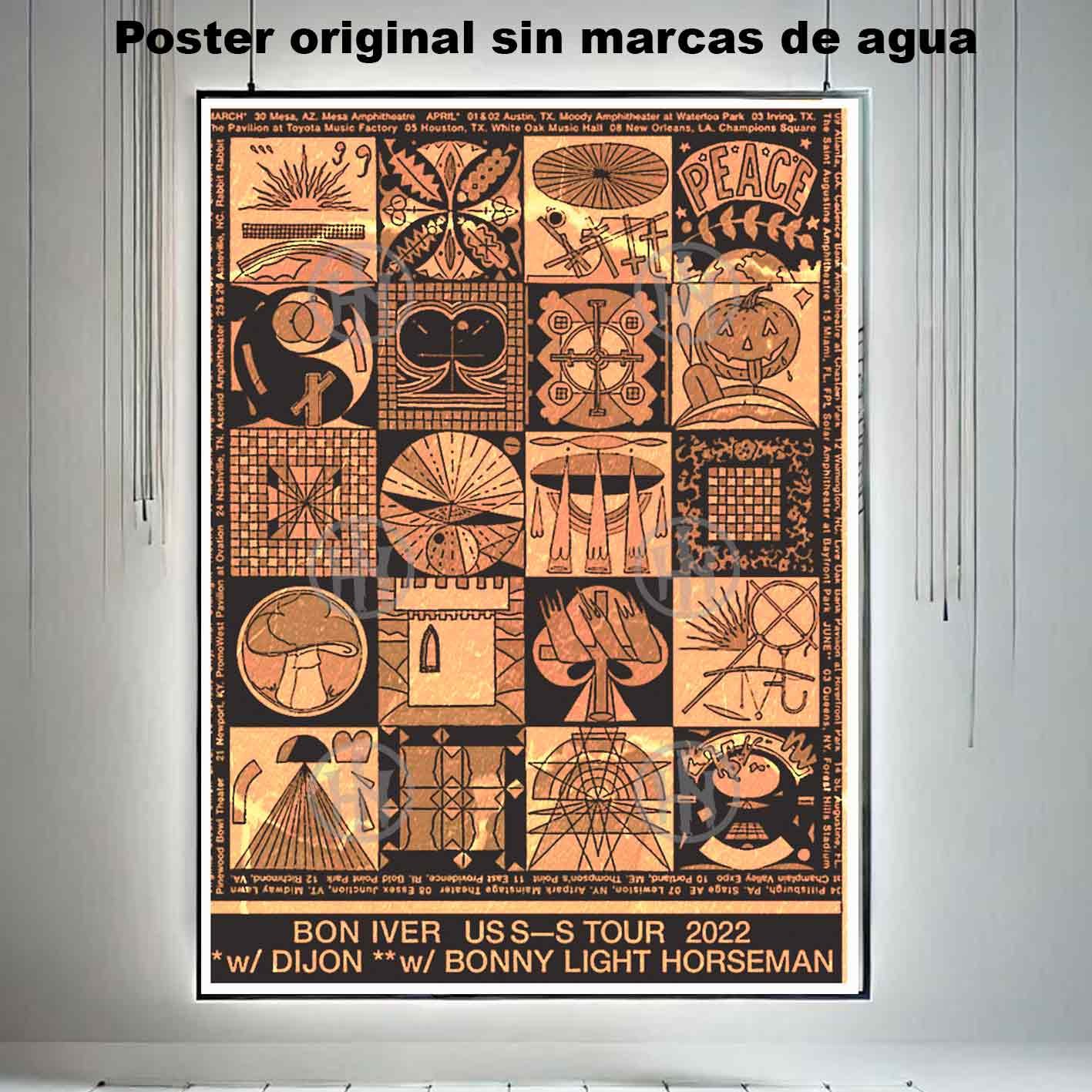 Hanna Poster Castle Rock de Historia Nuestra, Bon Iver-2-El Póster Personalizado, Historia Nuestra