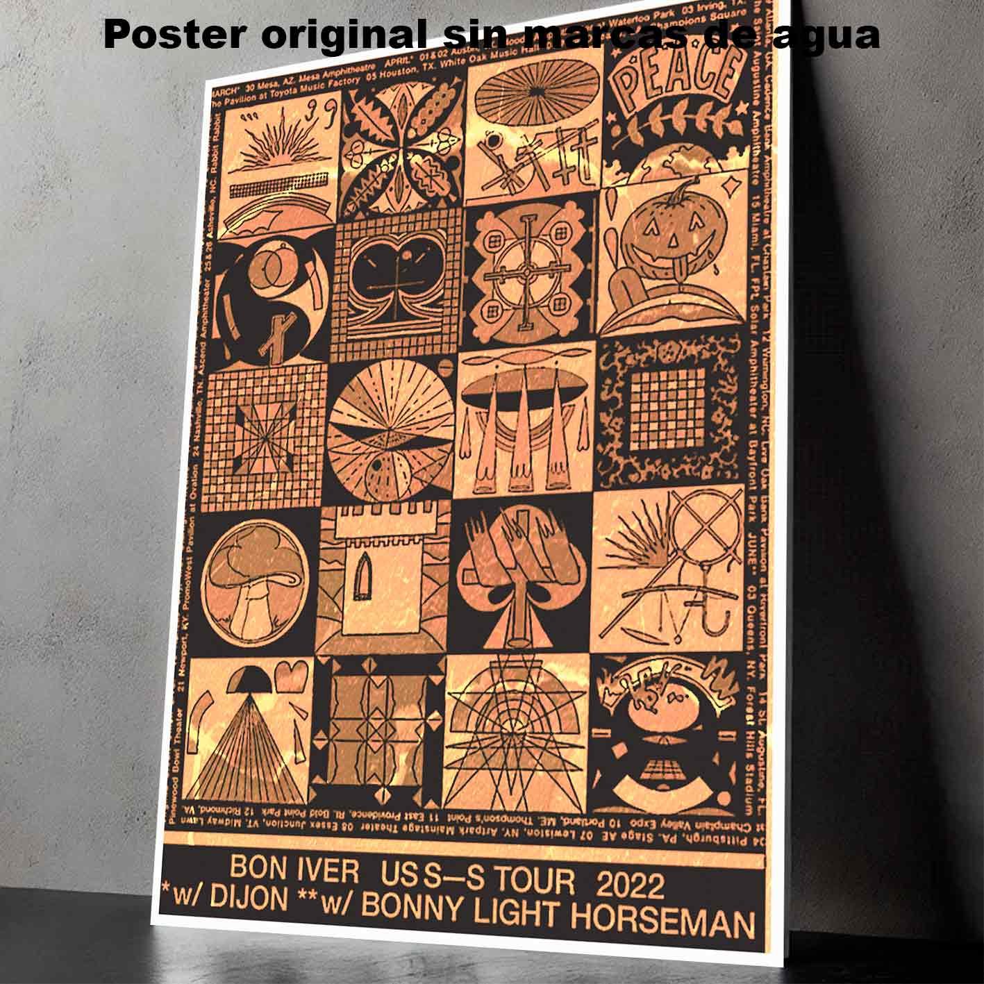 Hanna Poster Castle Rock de Historia Nuestra, Bon Iver-2-El Póster Personalizado, Historia Nuestra