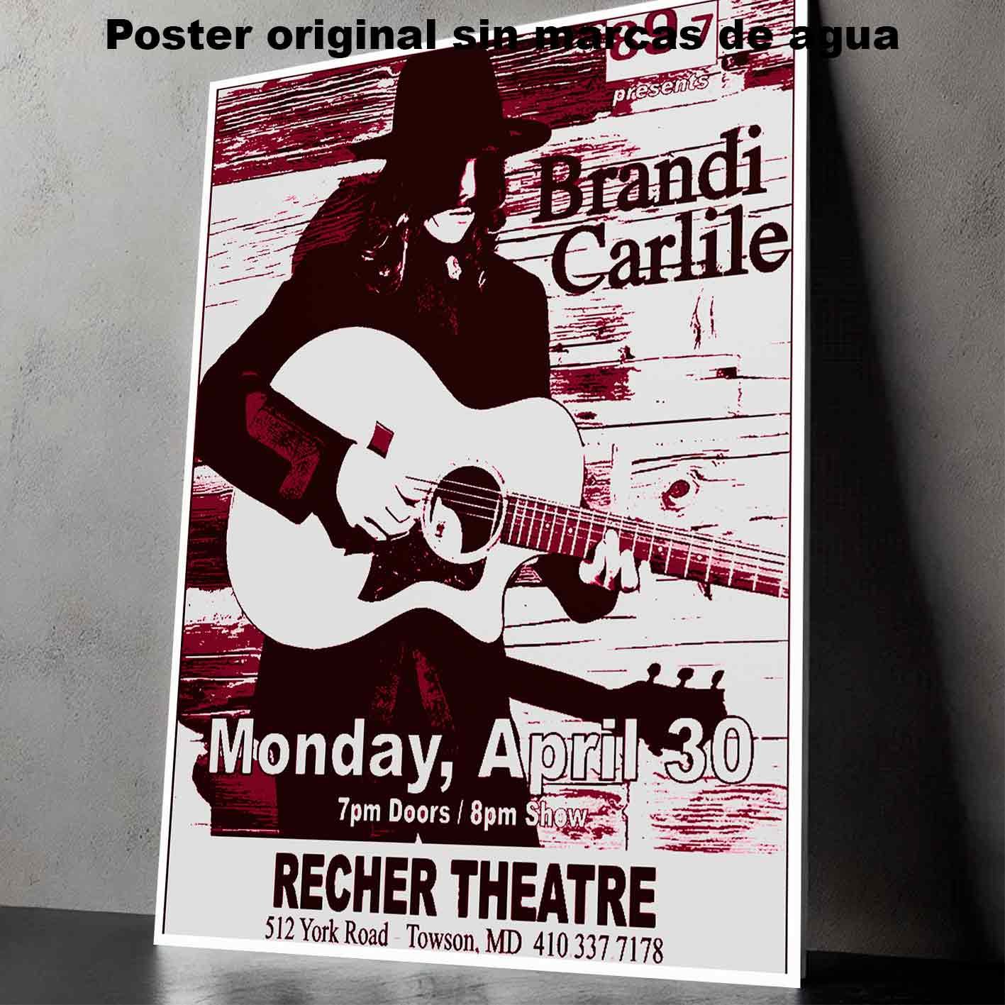 Hanna Poster Castle Rock de Historia Nuestra, Brandi Carlile concert-El Póster Personalizado, Historia Nuestra
