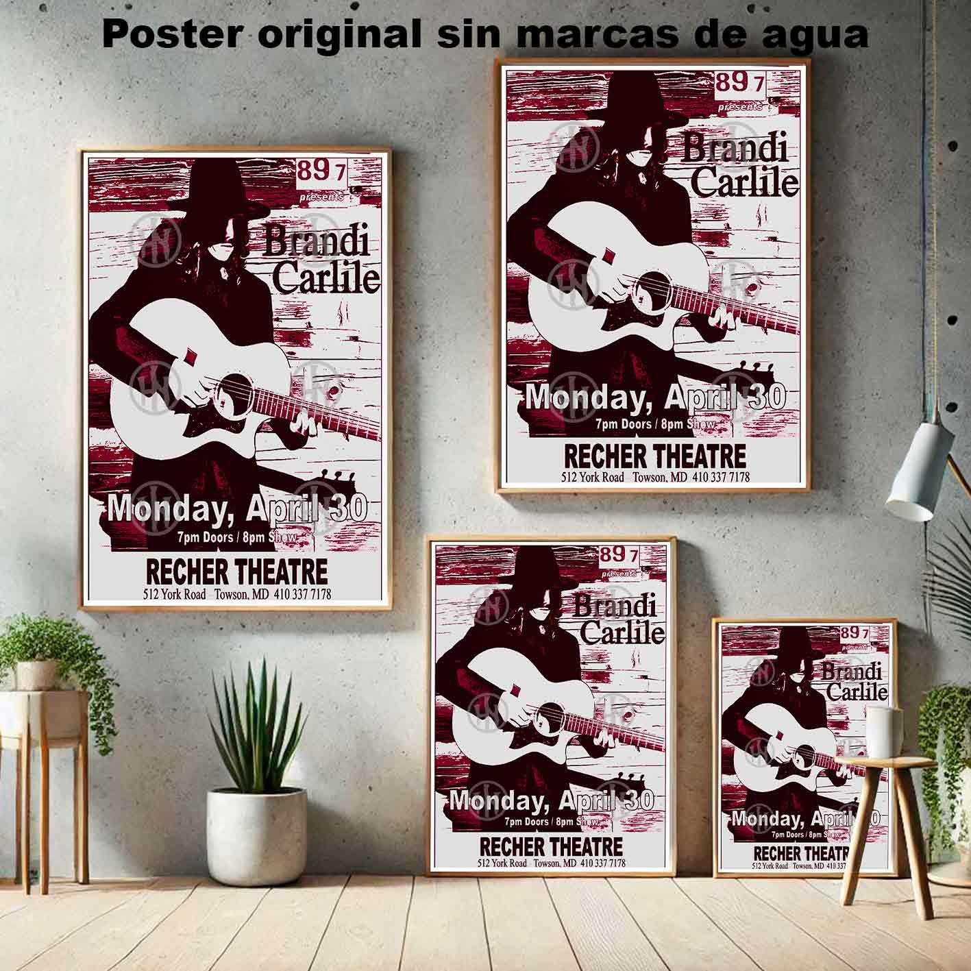 Hanna Poster Castle Rock de Historia Nuestra, Brandi Carlile concert-El Póster Personalizado, Historia Nuestra