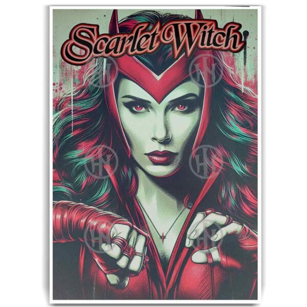 Póster, Poster Bruja Escarlata-6, Póster Comic, Poster SuperhéroesPosters Historia Nuestra | Historia Nuestra