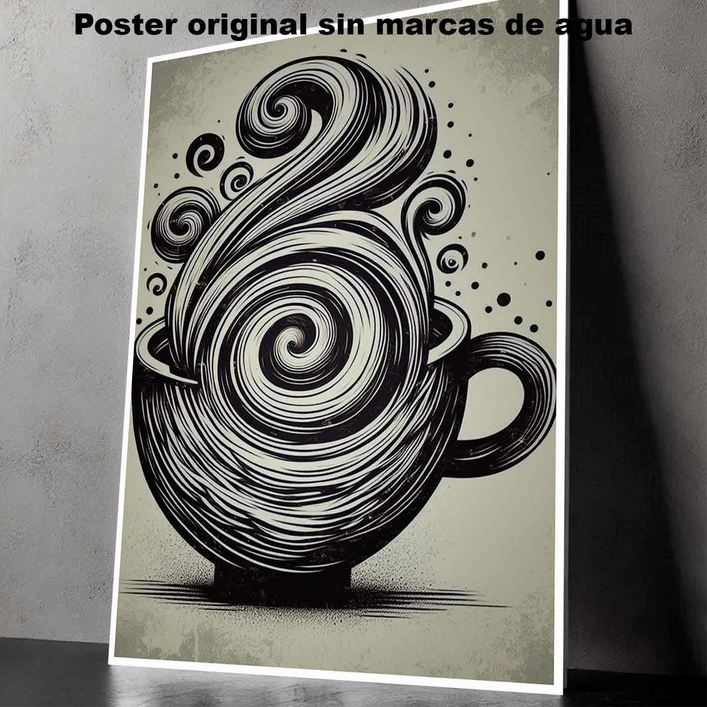 Cafe Minimalista Tatuajes Estilos Poster de Historia, Cafe Minimalista-El Póster Personalizado, Historia Nuestra