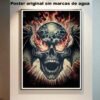 Calavera Tatuajes Estilos Poster de Historia Nuestra, Calavera-El Póster Personalizado, Historia Nuestra