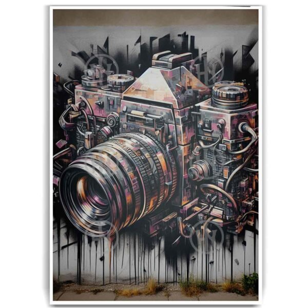 Camara Tatuajes Street Art Poster de Historia Nuestra, Camara-El Póster Personalizado, Historia Nuestra