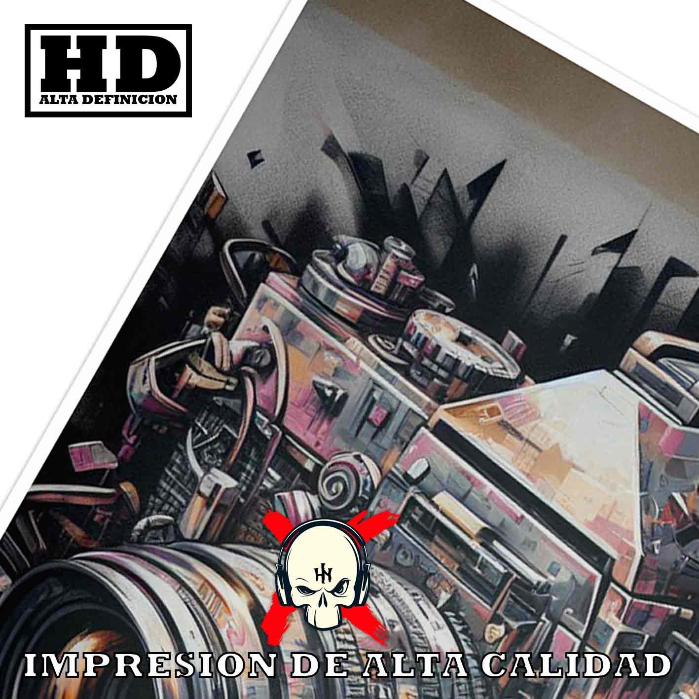 Camara Tatuajes Street Art Poster de Historia Nuestra, Camara-El Póster Personalizado, Historia Nuestra