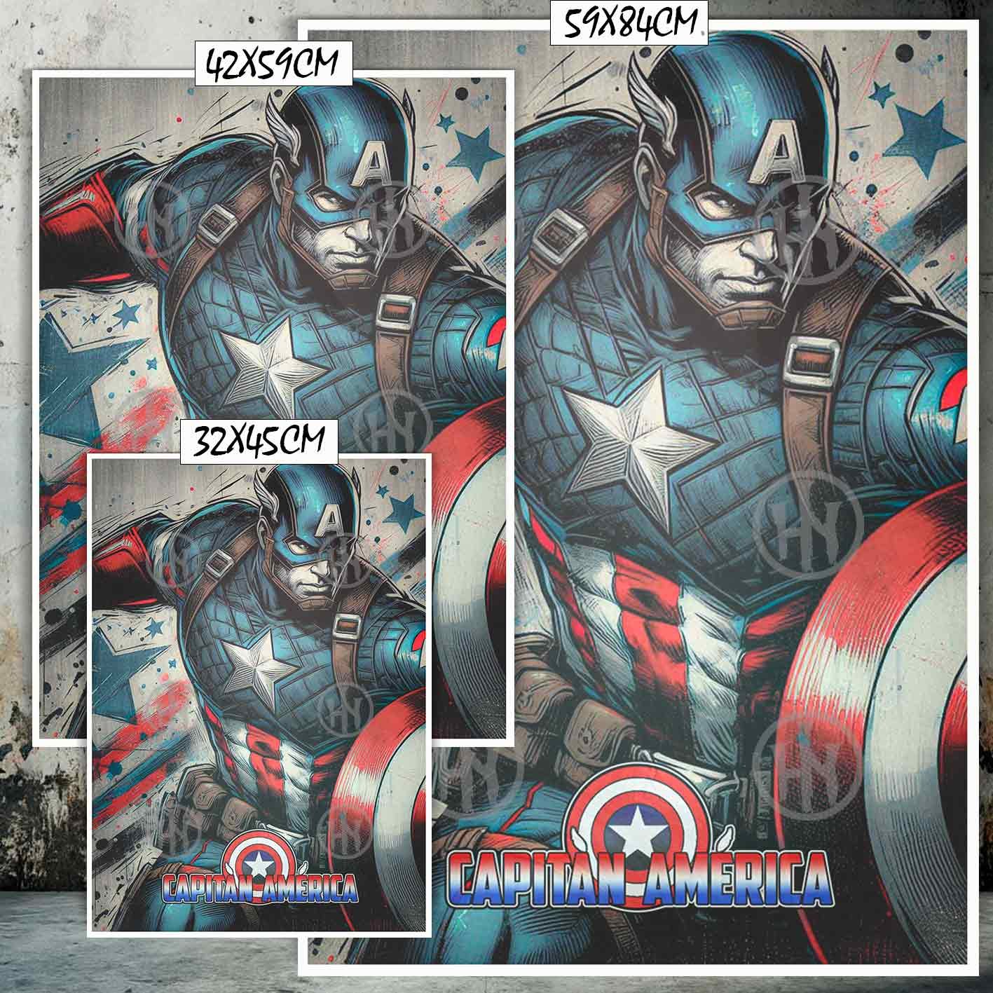 Hanna Poster Castle Rock de Historia Nuestra, Capitán América-El Póster Personalizado, Historia Nuestra