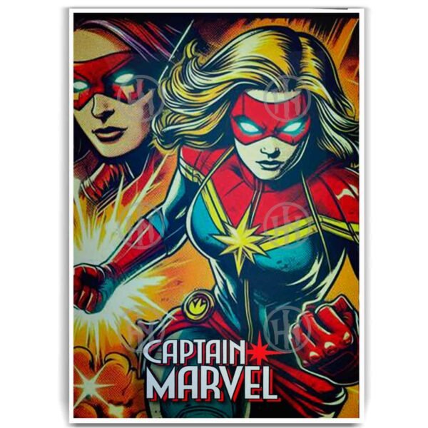Póster, Poster Captain Marvel-8, Póster Comic, Poster SuperhéroesPosters Historia Nuestra | Historia Nuestra