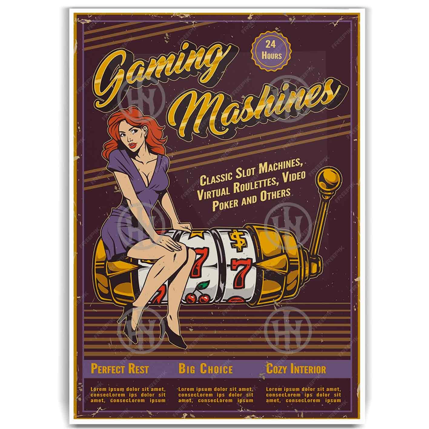 Póster, Poster Casinos Deco, Poster DiseñoPosters Historia Nuestra, Póster Retro | Historia Nuestra