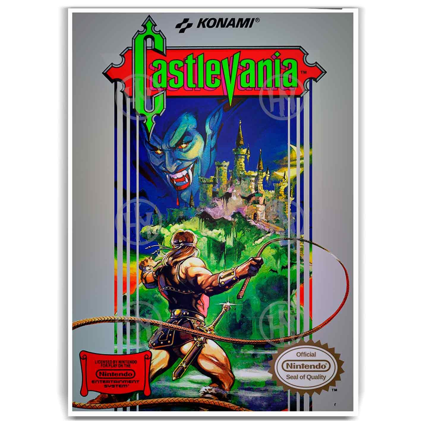Póster, Poster Castlevania, Poster RetroPosters Historia Nuestra, Póster Videojuegos | Historia Nuestra