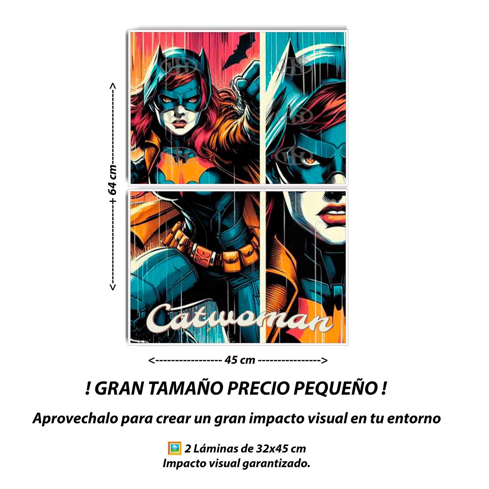 Póster, Póster Catwoman, Póster Comic, Poster SuperhéroesPosters Historia Nuestra | Historia Nuestra