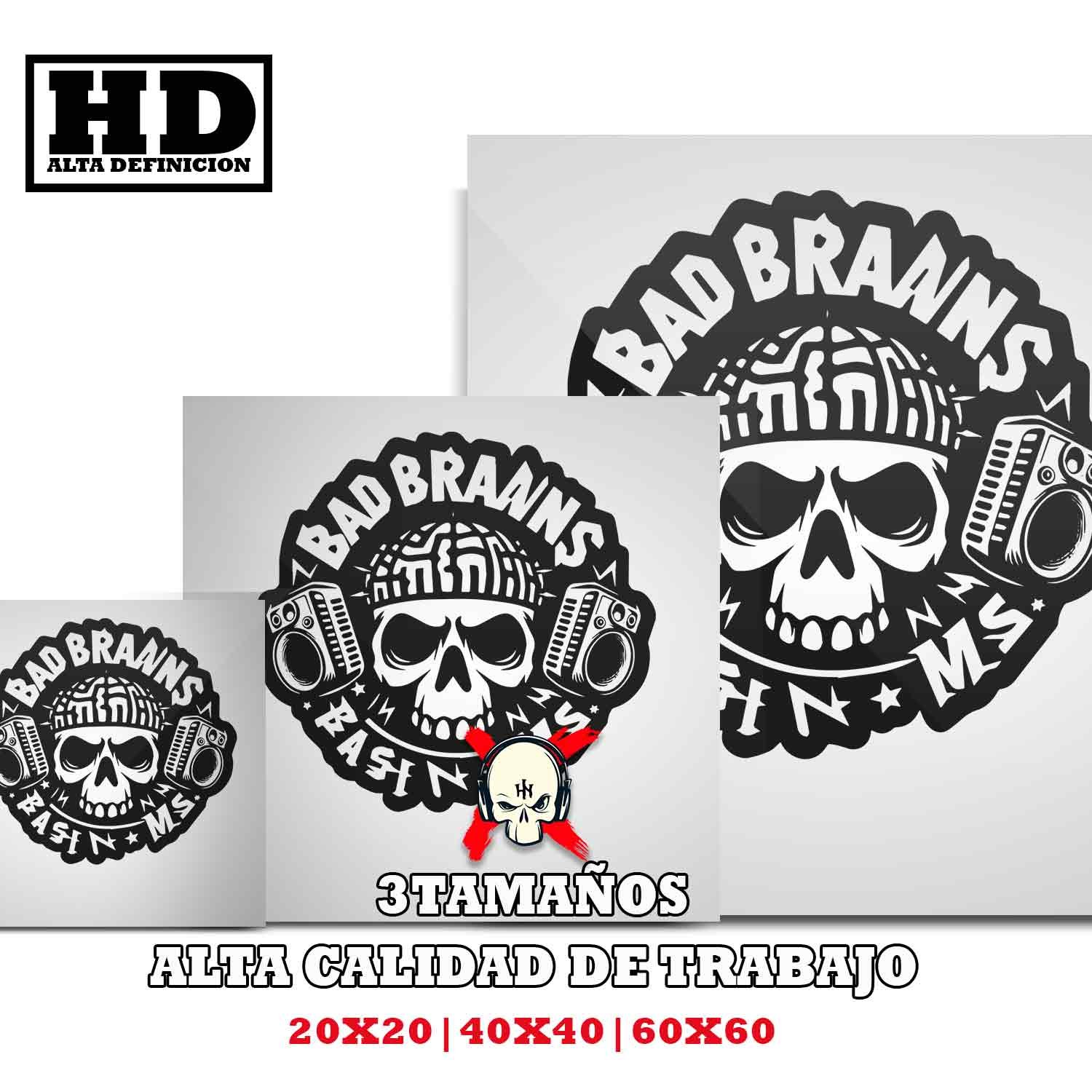 Cerebros malos Musica, Adhesivo exclusivo de Cerebros malos., Historia Nuestra