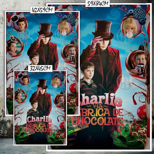 Hanna Poster Castle Rock de Historia Nuestra, Charlie y la Fabrica de Chocolate-El Póster Personalizado, Historia Nuestra