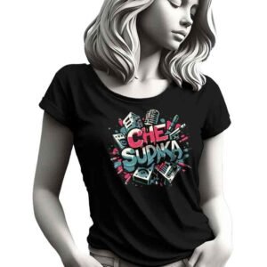 Che Sudaka Musica Negro, Che Sudaka Camiseta mujer manga corta, Historia Nuestra