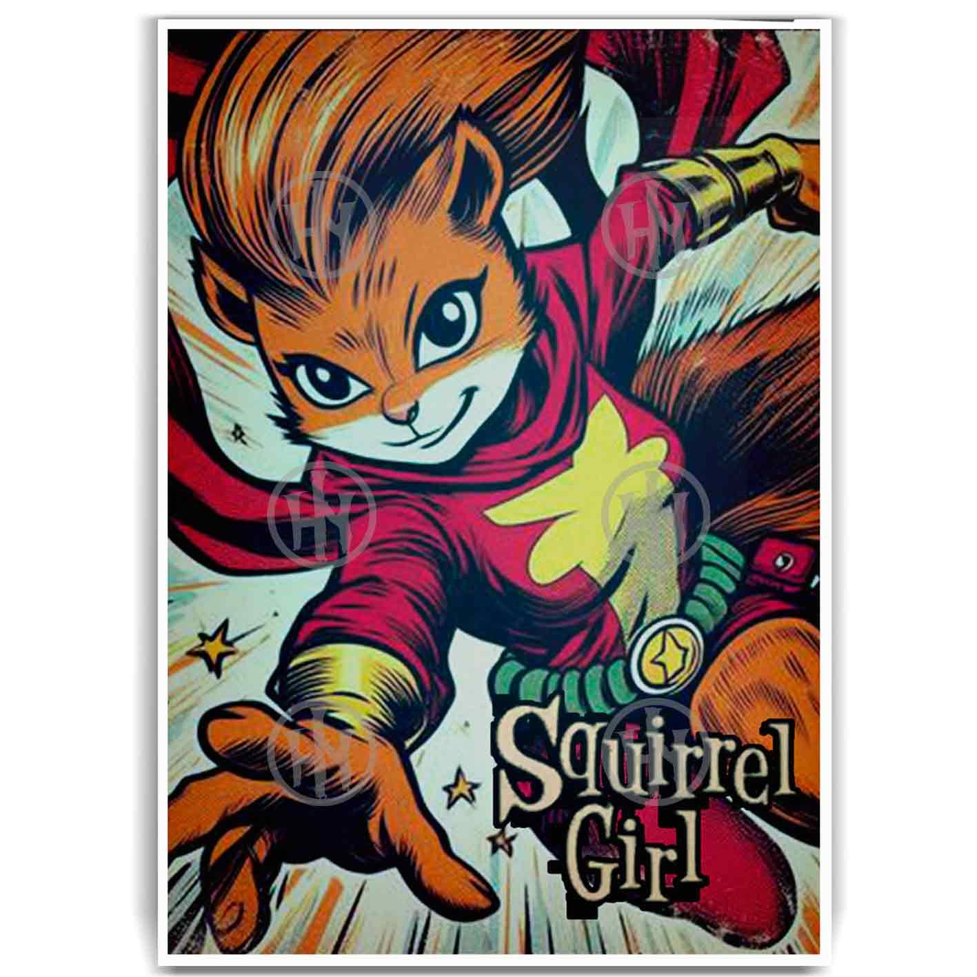 Póster, Poster Chica Ardilla, Póster Comic, Poster SuperhéroesPosters Historia Nuestra | Historia Nuestra