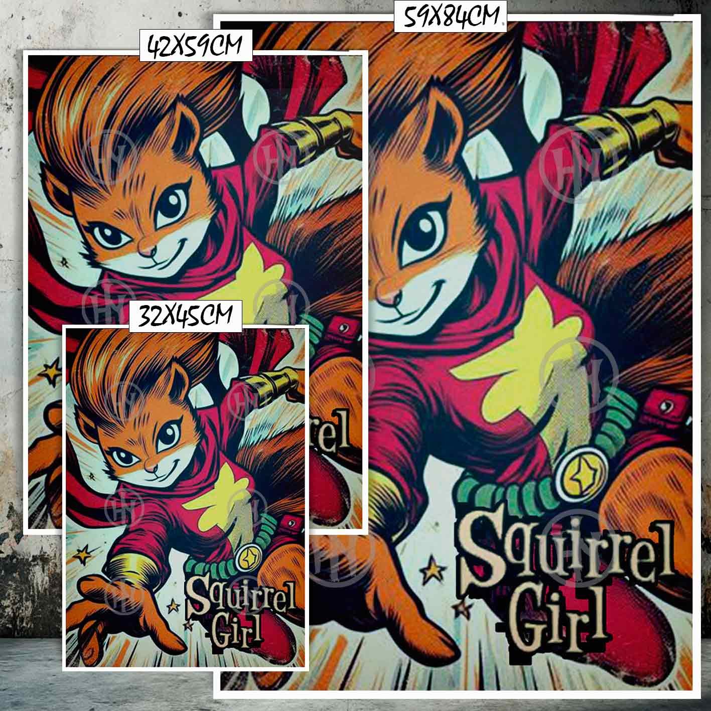 Hanna Poster Castle Rock de Historia Nuestra, Chica Ardilla-El Póster Personalizado, Historia Nuestra