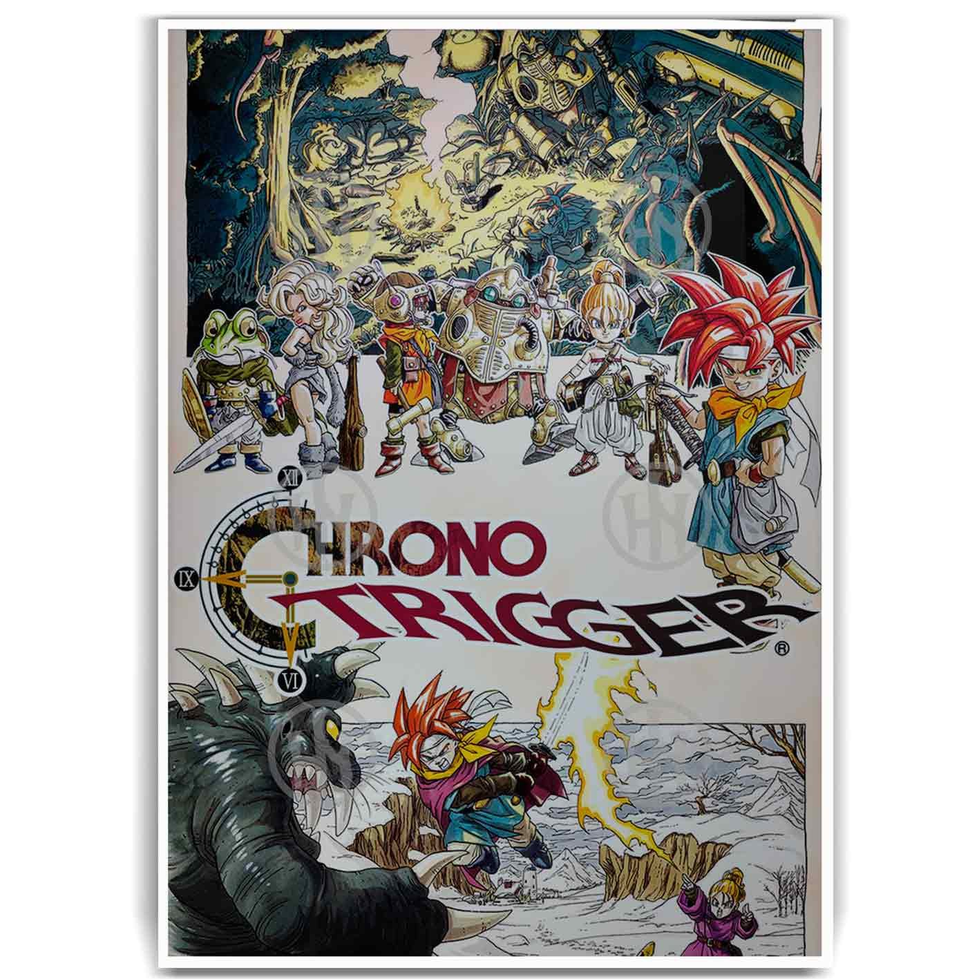 Póster, Poster Chrono Trigger, Poster RetroPosters Historia Nuestra, Póster Videojuegos | Historia Nuestra