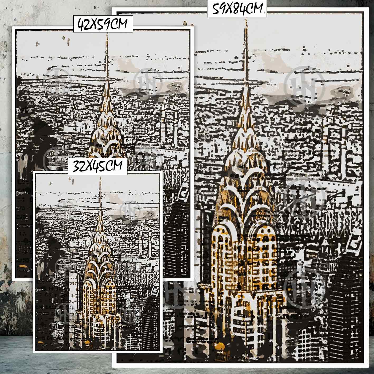 Hanna Poster Castle Rock de Historia Nuestra, Chrysler Building-El Póster Personalizado, Historia Nuestra