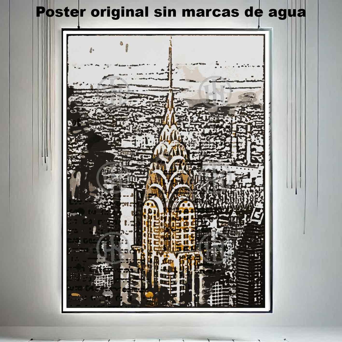 Hanna Poster Castle Rock de Historia Nuestra, Chrysler Building-El Póster Personalizado, Historia Nuestra