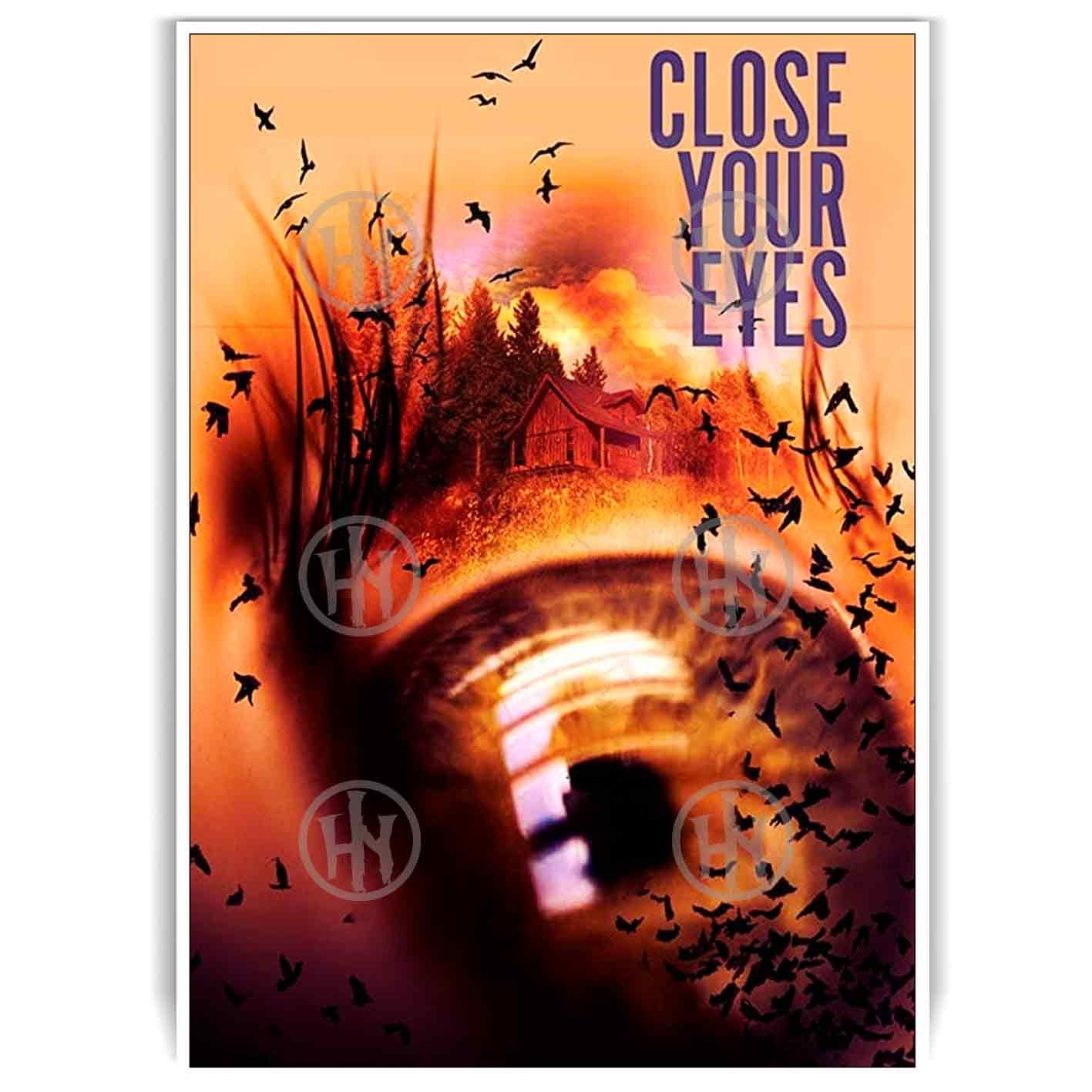 Póster, Poster Cierra los ojos, Póster Cine, Poster TerrorPosters Historia Nuestra | Historia Nuestra