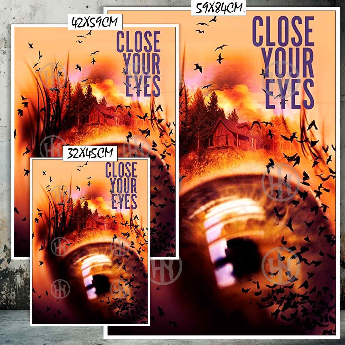 Hanna Poster Castle Rock de Historia Nuestra, Cierra los ojos-El Póster Personalizado, Historia Nuestra